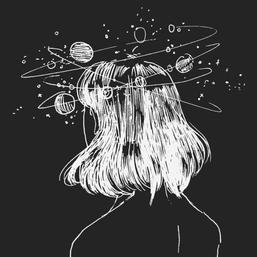 Featured image of post Aesthetic Black And White Galaxy Drawings