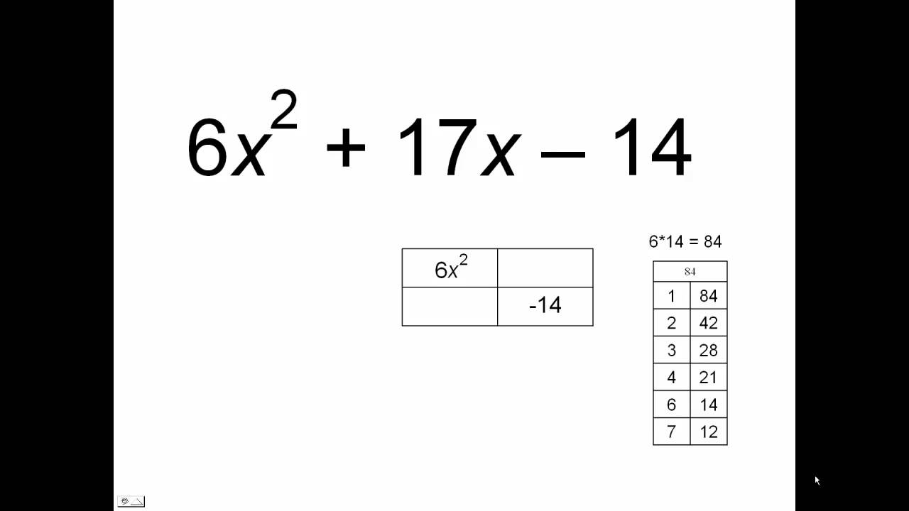 Featured image of post Box Method Math Algebra