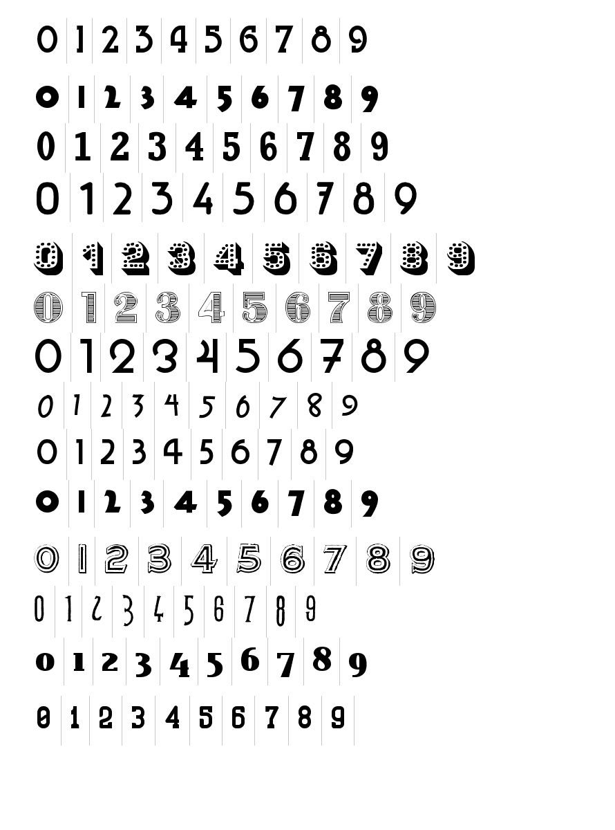 Featured image of post Different Number Fonts For Tattoos