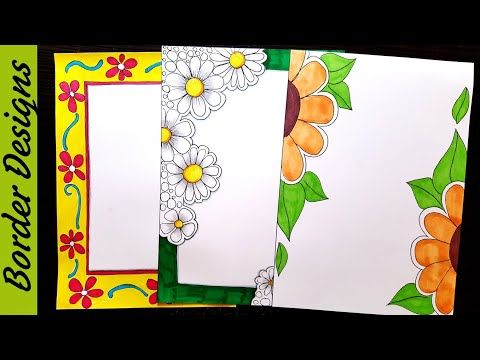 Featured image of post Flower Border Design For Project On Paper