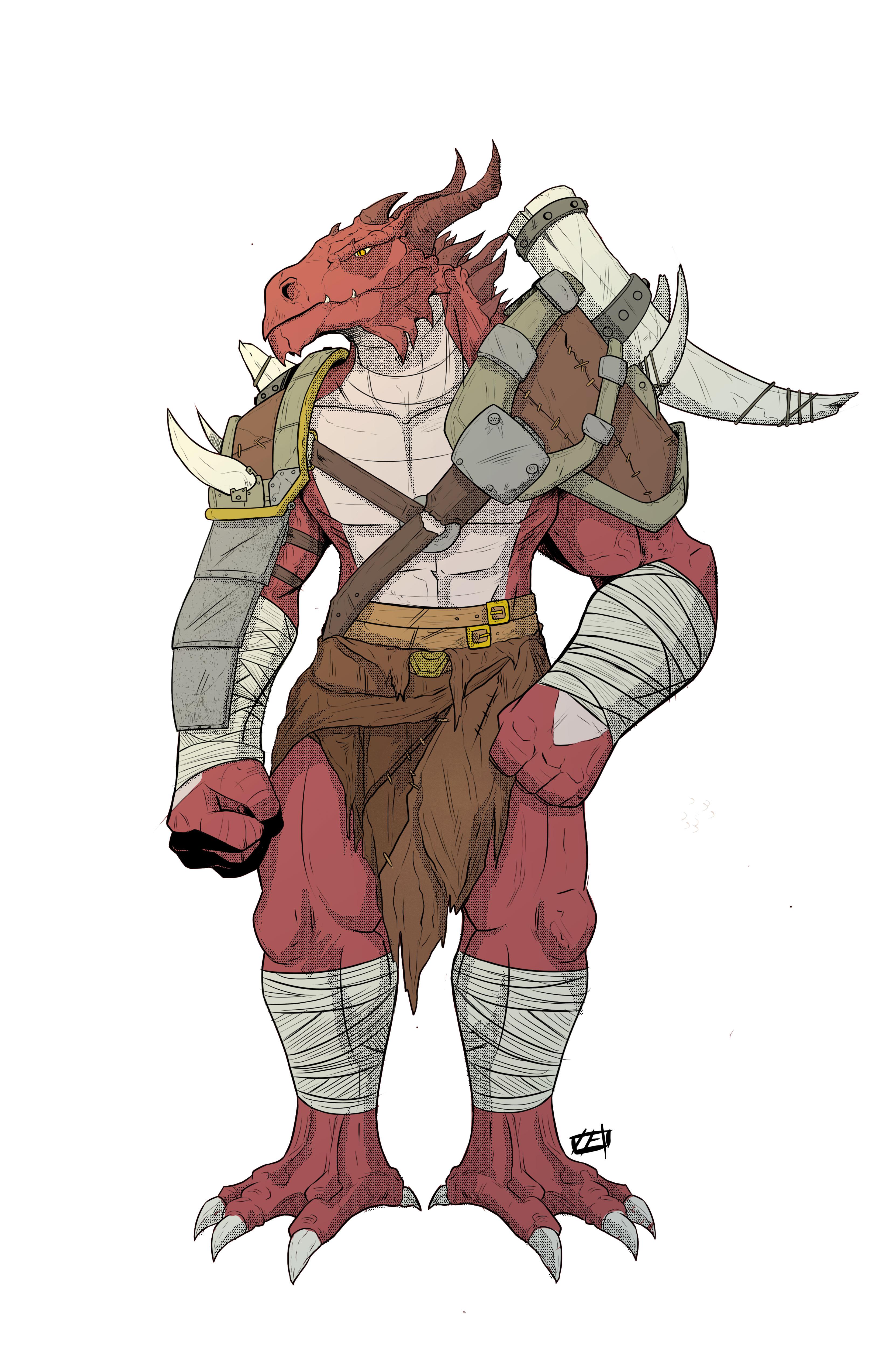 Featured image of post Red Dragonborn Barbarian