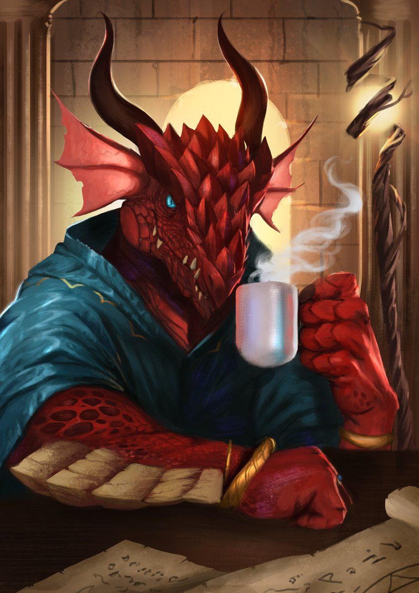 Featured image of post Red Dragonborn Wizard