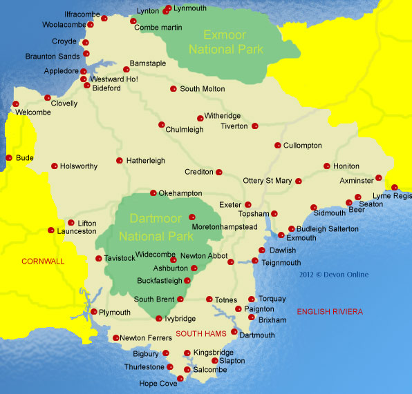 Featured image of post South Devon Coastline Map